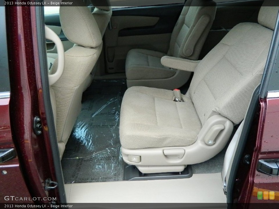 Beige Interior Rear Seat for the 2013 Honda Odyssey LX #82397424