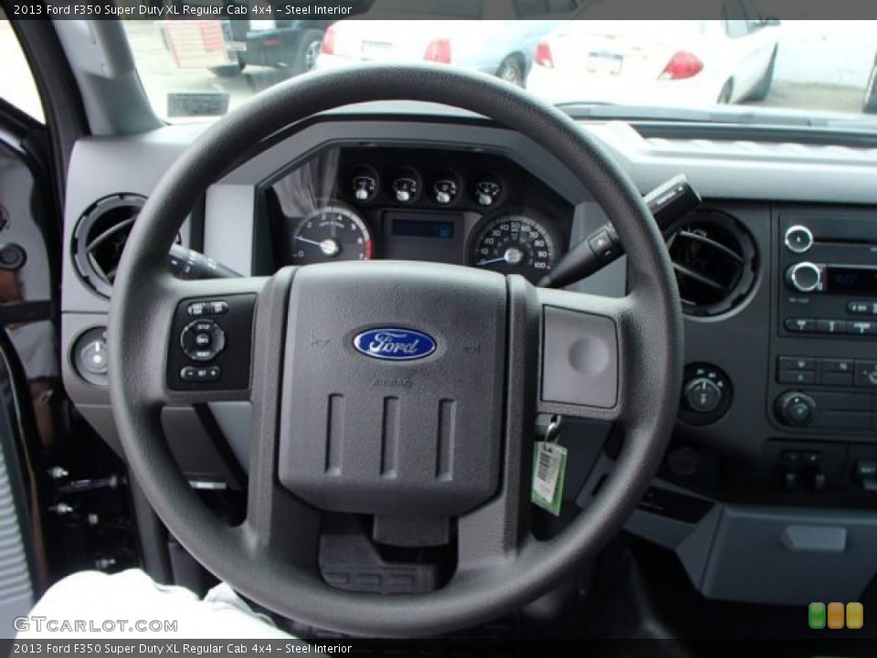 Steel Interior Steering Wheel for the 2013 Ford F350 Super Duty XL Regular Cab 4x4 #82398706