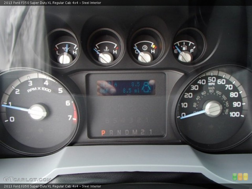 Steel Interior Gauges for the 2013 Ford F350 Super Duty XL Regular Cab 4x4 #82398753