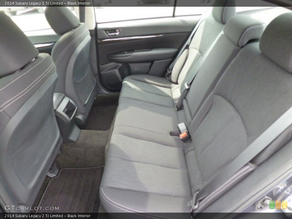 Black Interior Rear Seat for the 2014 Subaru Legacy 2.5i Limited #82399799