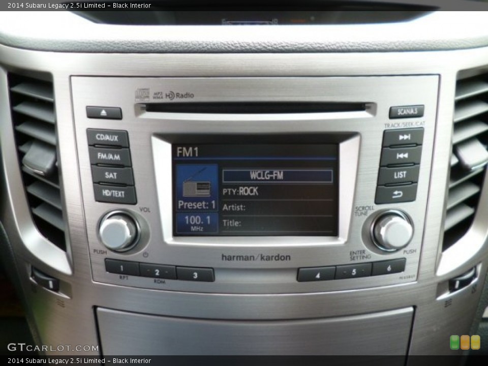 Black Interior Controls for the 2014 Subaru Legacy 2.5i Limited #82400367