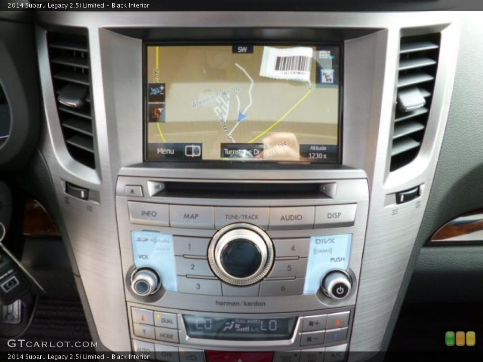 Black Interior Navigation for the 2014 Subaru Legacy 2.5i Limited #82400820