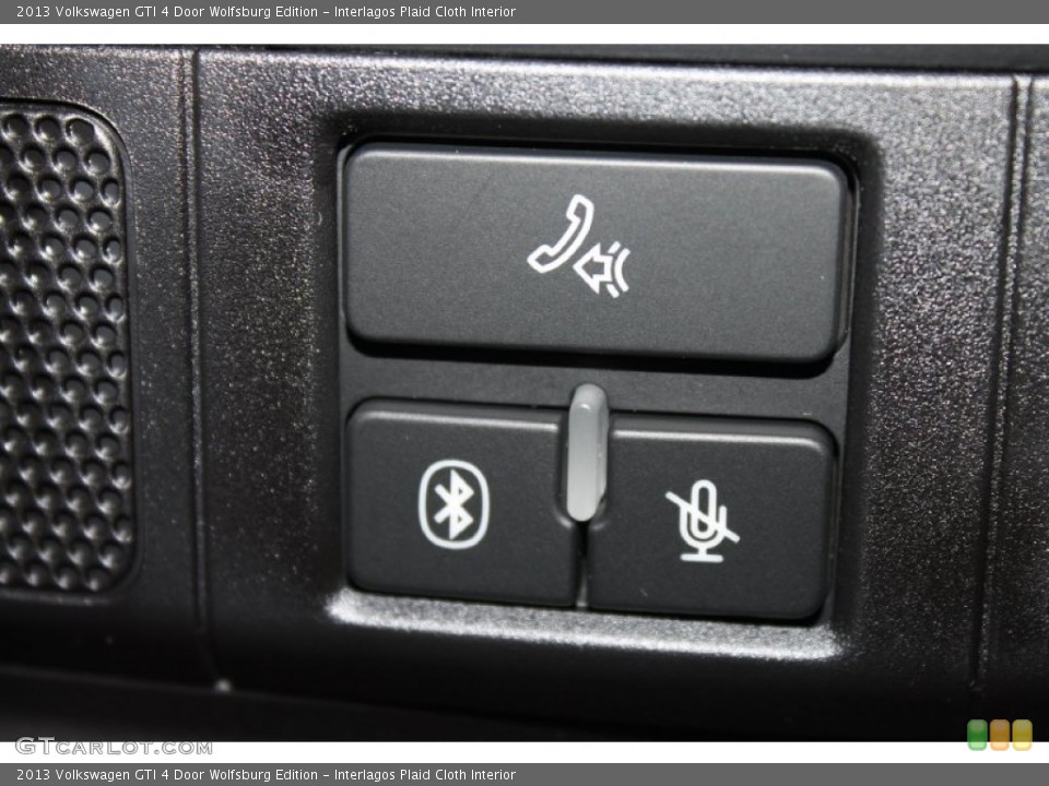 Interlagos Plaid Cloth Interior Controls for the 2013 Volkswagen GTI 4 Door Wolfsburg Edition #82402421