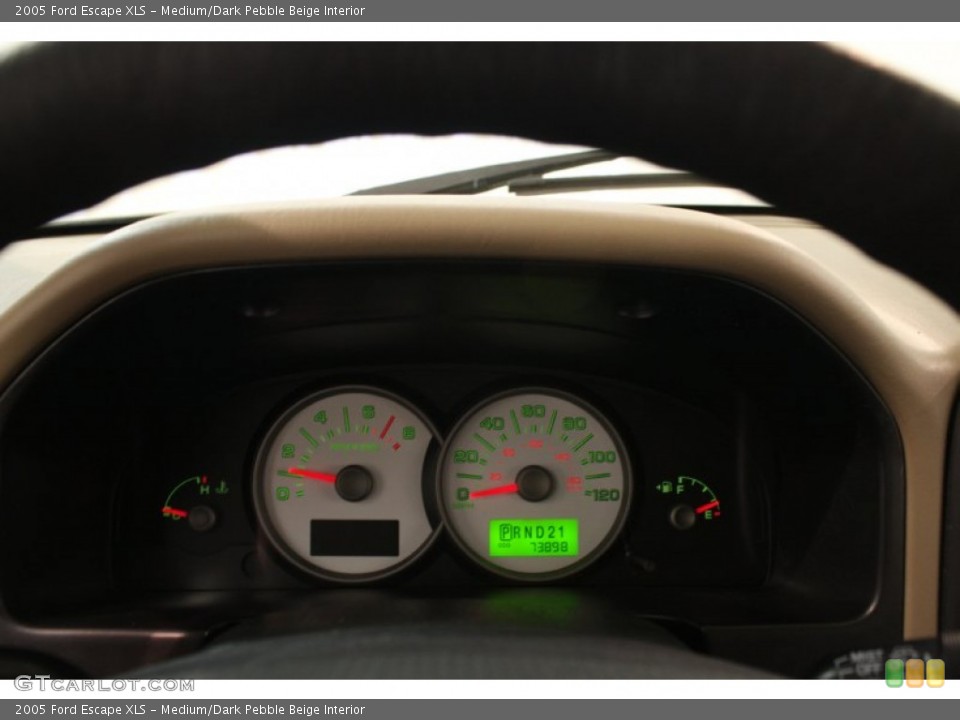 Medium/Dark Pebble Beige Interior Gauges for the 2005 Ford Escape XLS #82402507