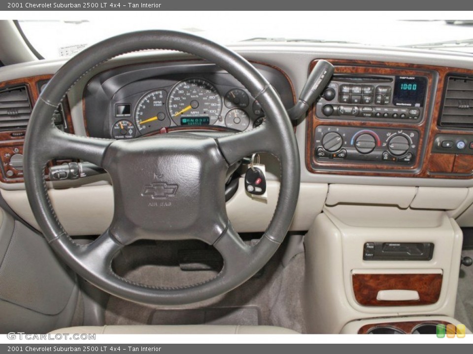 Tan Interior Dashboard for the 2001 Chevrolet Suburban 2500 LT 4x4 #82406831