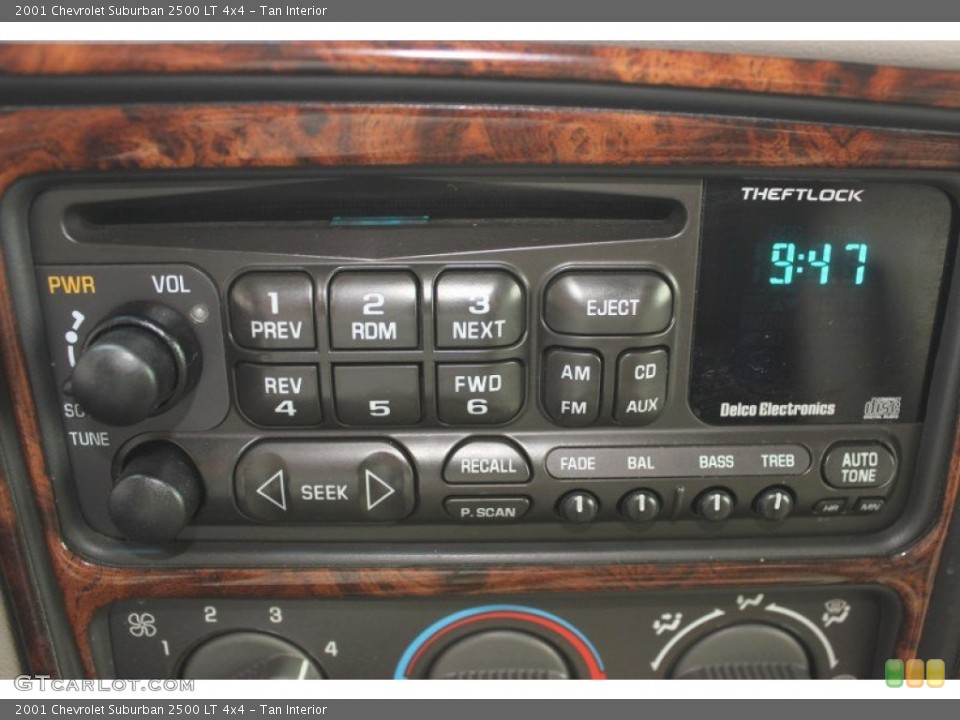 Tan Interior Audio System for the 2001 Chevrolet Suburban 2500 LT 4x4 #82406855