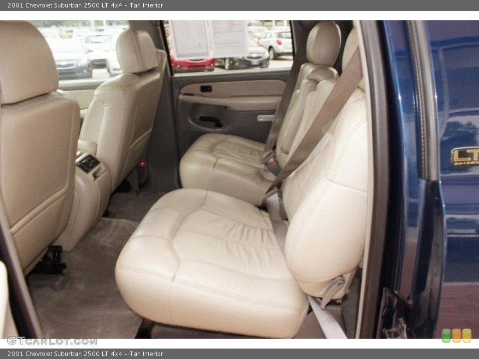 Tan Interior Rear Seat for the 2001 Chevrolet Suburban 2500 LT 4x4 #82407113
