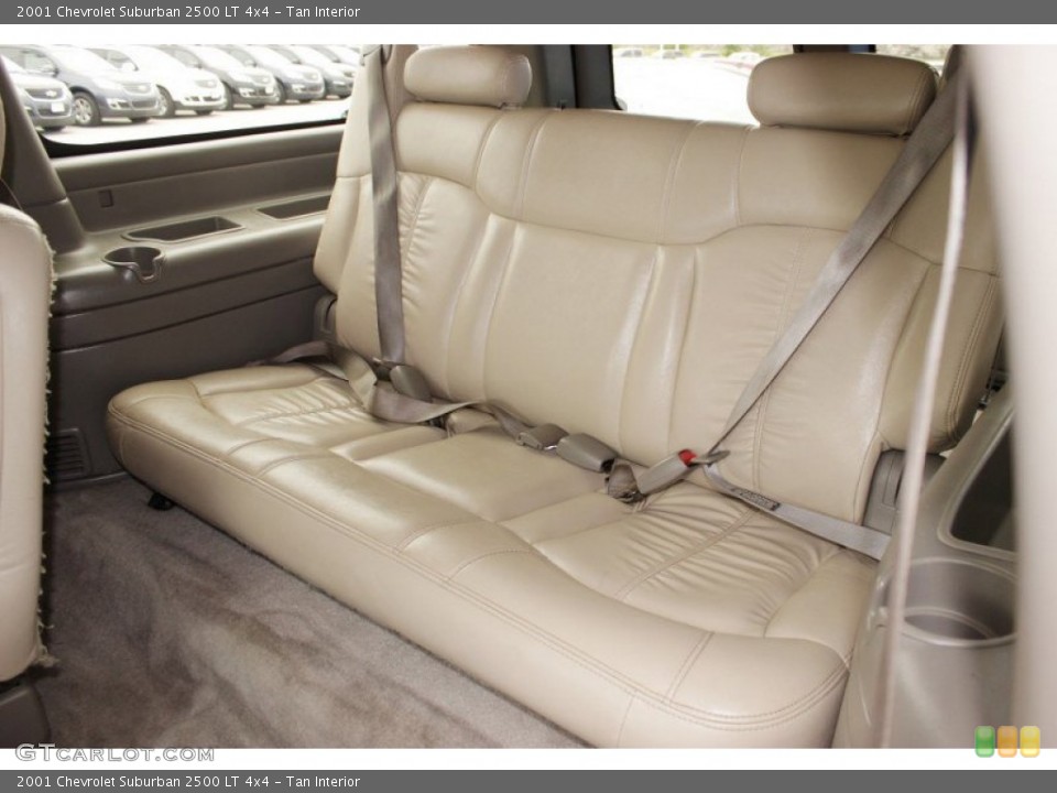 Tan Interior Rear Seat for the 2001 Chevrolet Suburban 2500 LT 4x4 #82407134