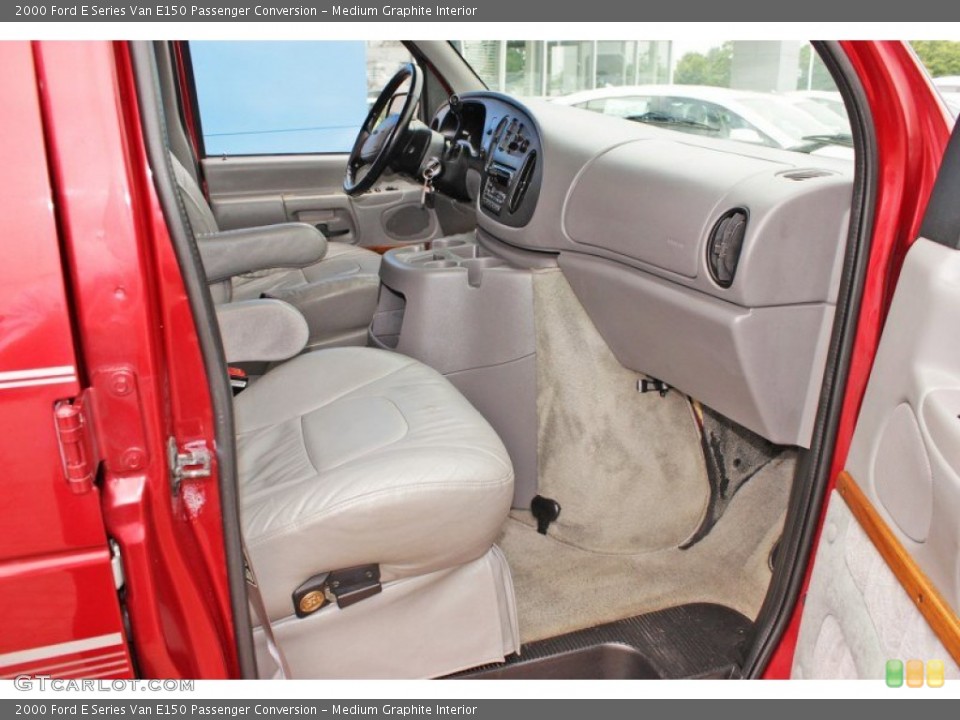 Medium Graphite Interior Photo for the 2000 Ford E Series Van E150 Passenger Conversion #82408989