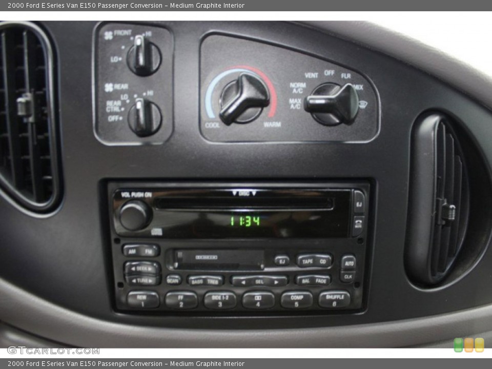 Medium Graphite Interior Controls for the 2000 Ford E Series Van E150 Passenger Conversion #82409030