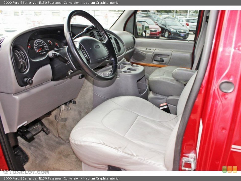 Medium Graphite Interior Prime Interior for the 2000 Ford E Series Van E150 Passenger Conversion #82409241