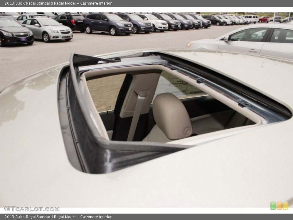 Cashmere Interior Sunroof for the 2013 Buick Regal  #82410688