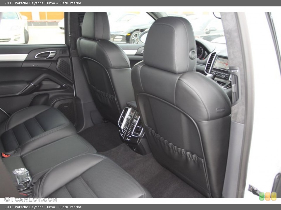 Black Interior Rear Seat for the 2013 Porsche Cayenne Turbo #82411015