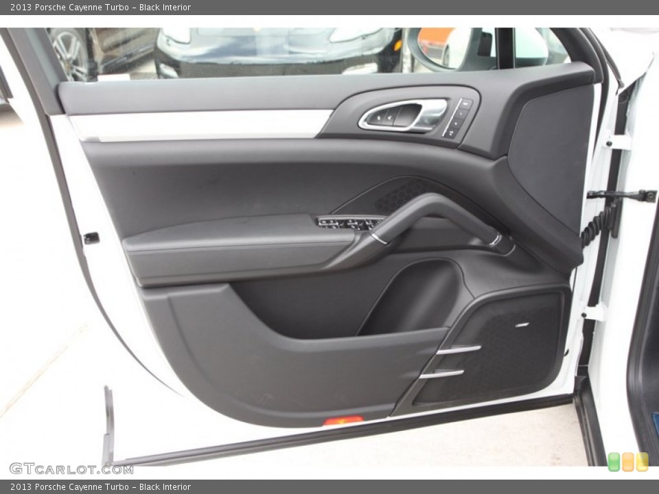 Black Interior Door Panel for the 2013 Porsche Cayenne Turbo #82411224