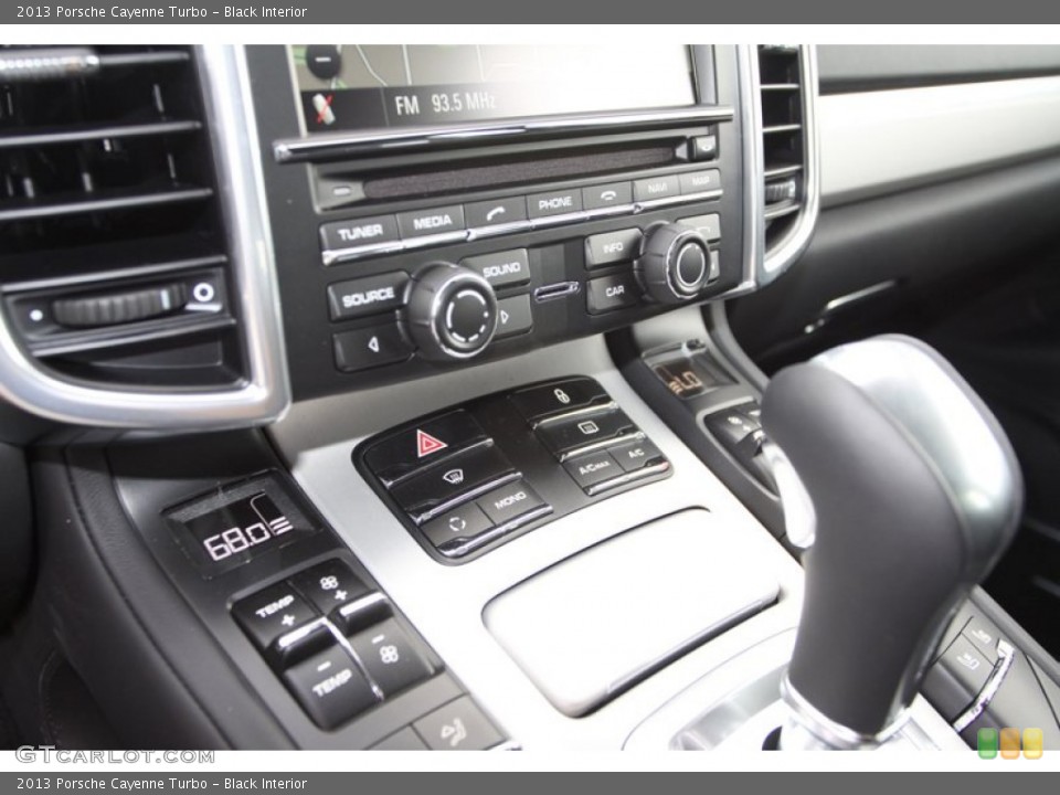 Black Interior Controls for the 2013 Porsche Cayenne Turbo #82411398