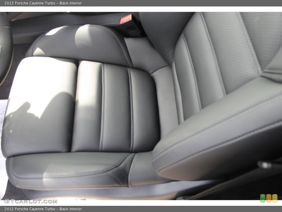 Black Interior Front Seat for the 2013 Porsche Cayenne Turbo #82411731