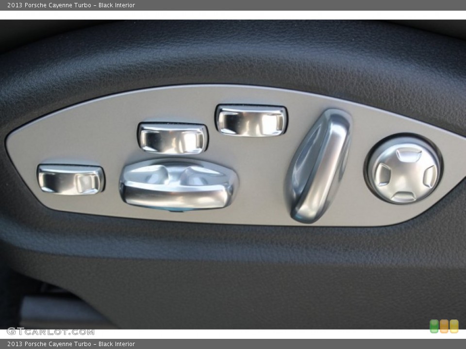 Black Interior Controls for the 2013 Porsche Cayenne Turbo #82411770