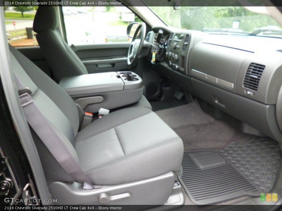 Ebony Interior Photo for the 2014 Chevrolet Silverado 2500HD LT Crew Cab 4x4 #82412598