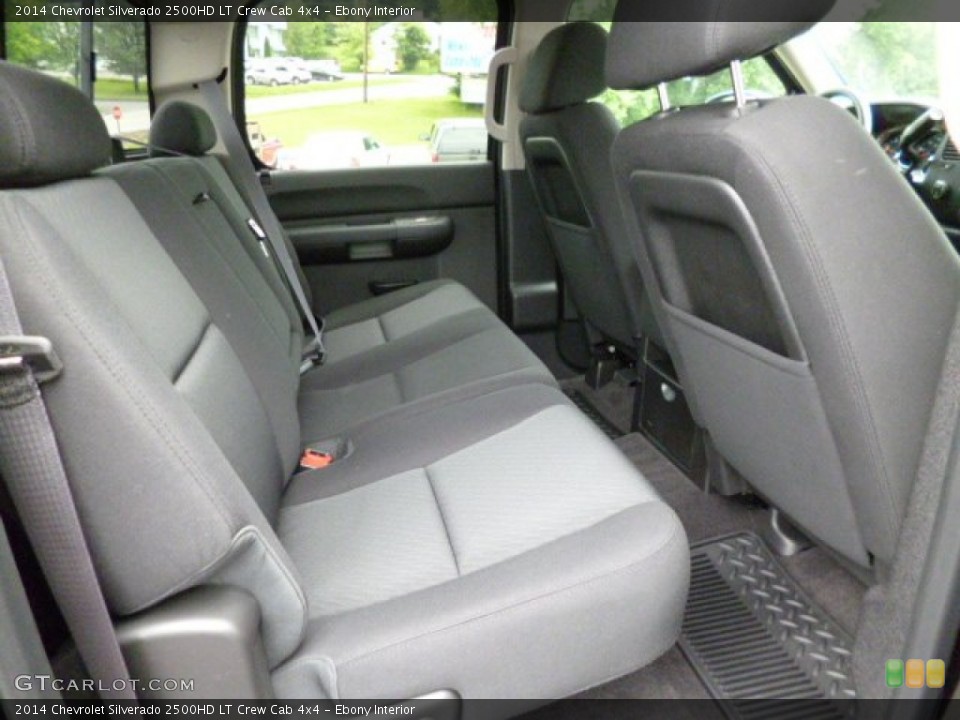 Ebony Interior Rear Seat for the 2014 Chevrolet Silverado 2500HD LT Crew Cab 4x4 #82412637