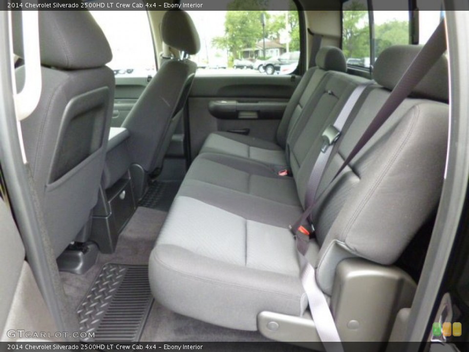 Ebony Interior Rear Seat for the 2014 Chevrolet Silverado 2500HD LT Crew Cab 4x4 #82412679