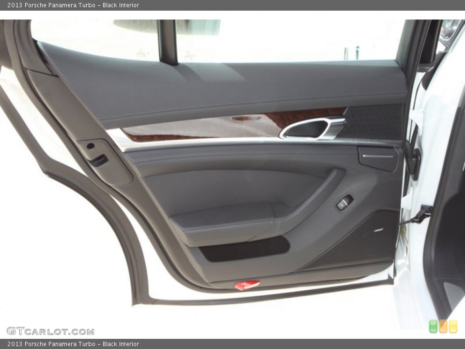 Black Interior Door Panel for the 2013 Porsche Panamera Turbo #82412730