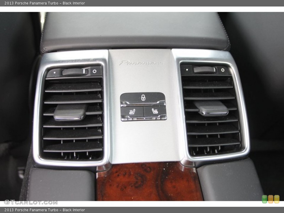 Black Interior Controls for the 2013 Porsche Panamera Turbo #82412790