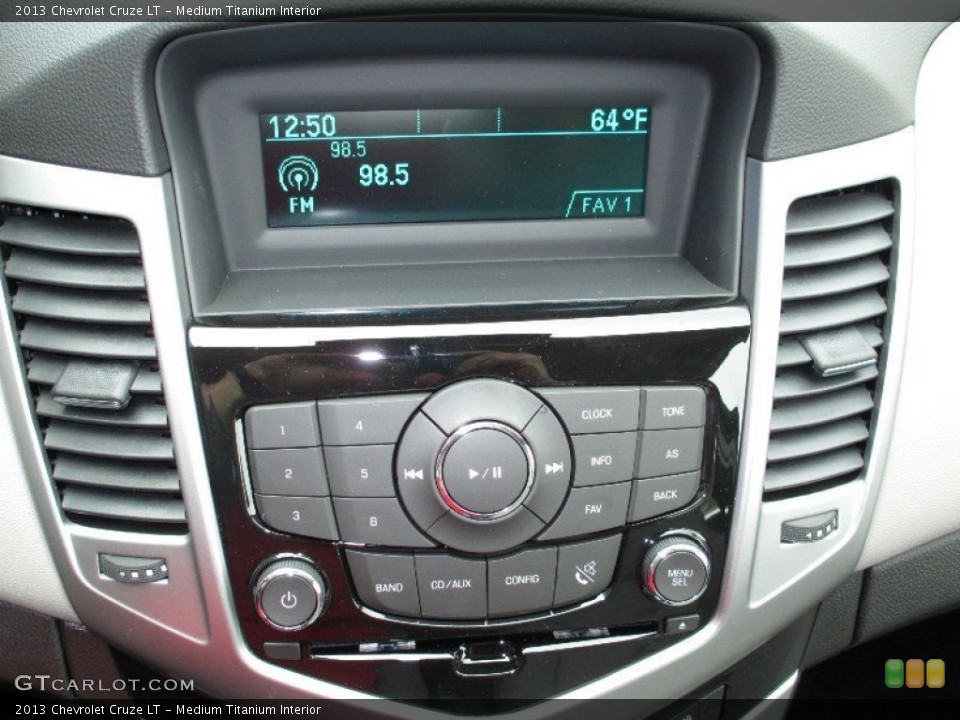 Medium Titanium Interior Controls for the 2013 Chevrolet Cruze LT #82412976