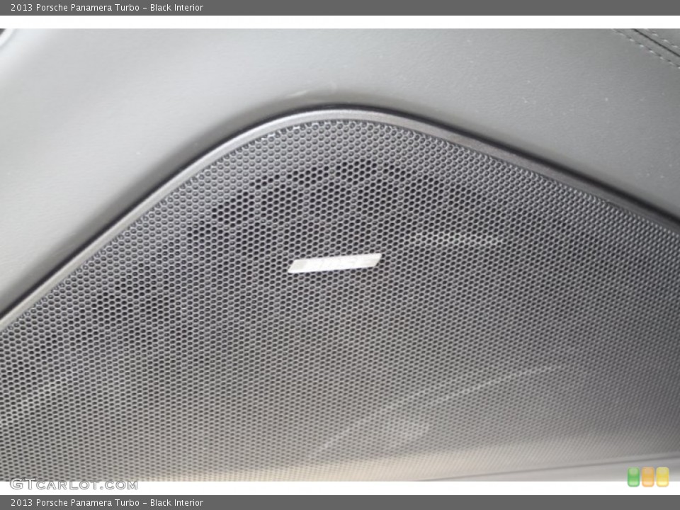 Black Interior Audio System for the 2013 Porsche Panamera Turbo #82413056