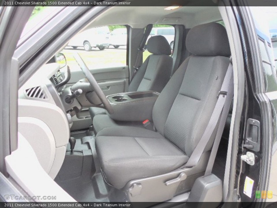 Dark Titanium Interior Front Seat for the 2011 Chevrolet Silverado 1500 Extended Cab 4x4 #82413357