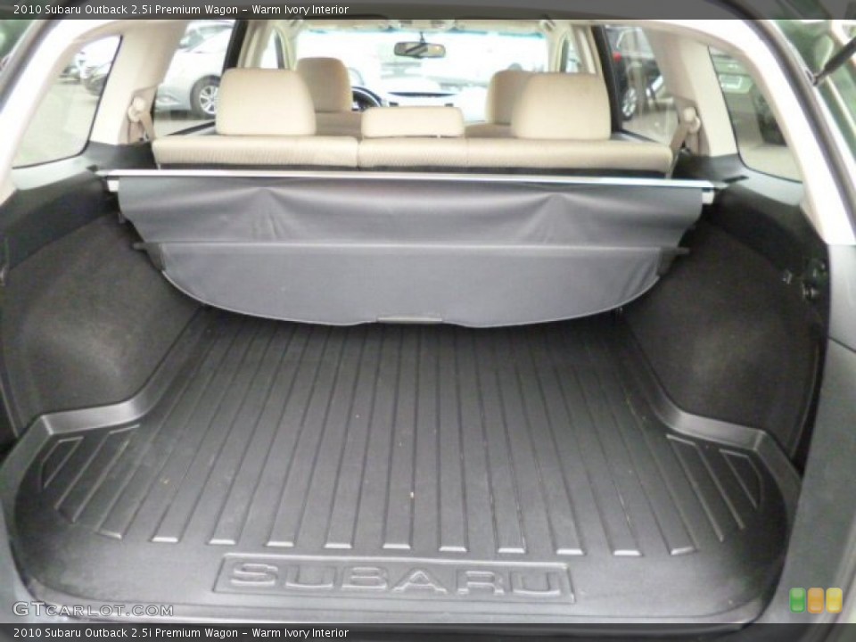 Warm Ivory Interior Trunk for the 2010 Subaru Outback 2.5i Premium Wagon #82414659
