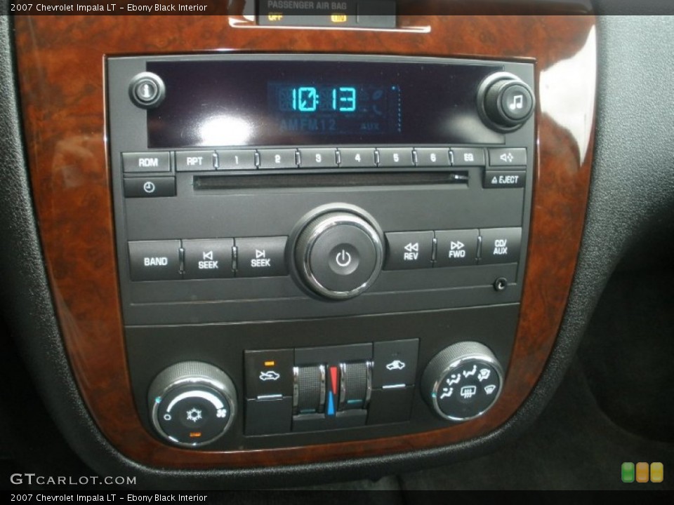 Ebony Black Interior Controls for the 2007 Chevrolet Impala LT #82414740