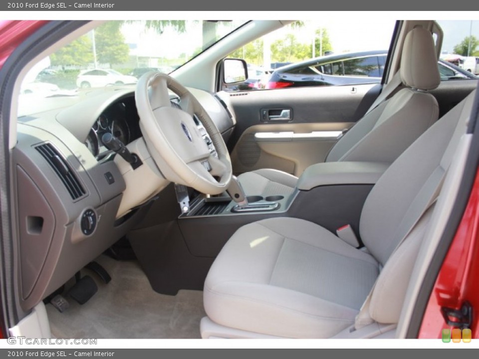 Camel Interior Front Seat for the 2010 Ford Edge SEL #82415614