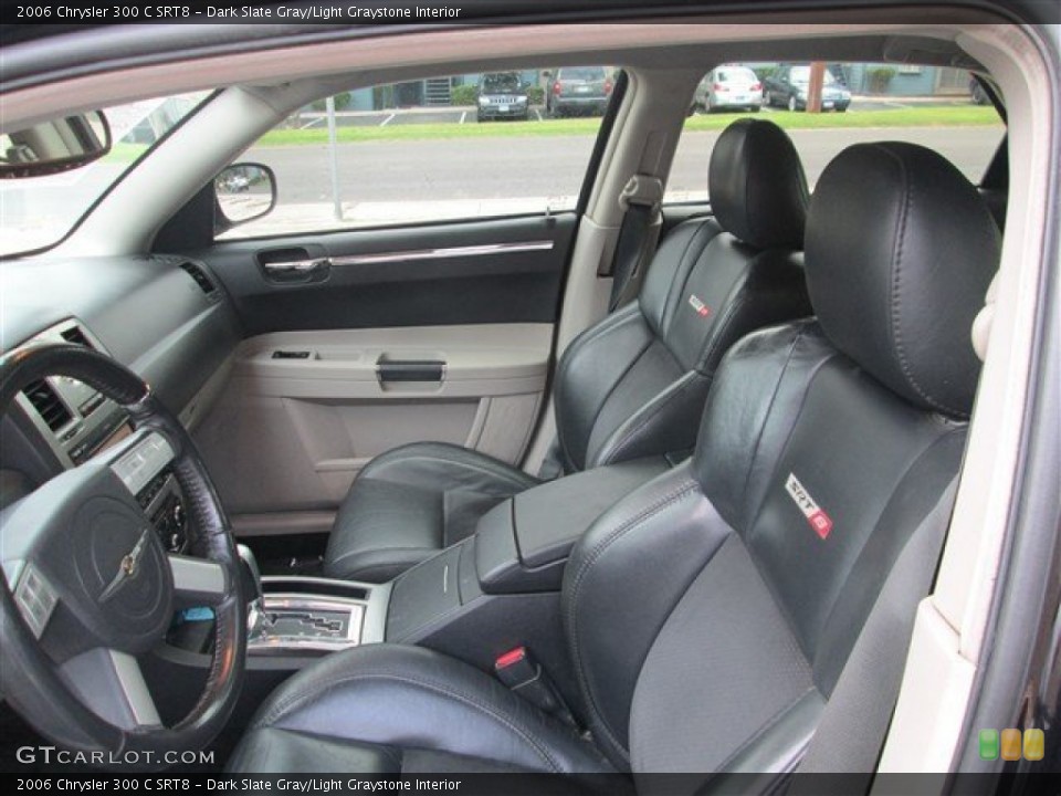 Dark Slate Gray/Light Graystone Interior Front Seat for the 2006 Chrysler 300 C SRT8 #82416252