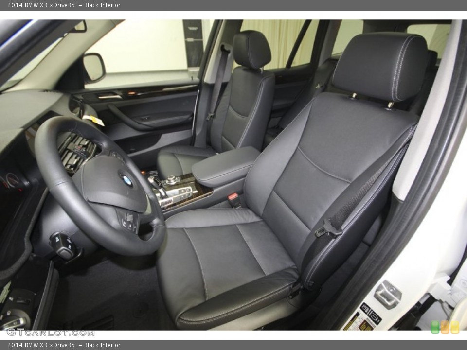 Black Interior Front Seat for the 2014 BMW X3 xDrive35i #82419744