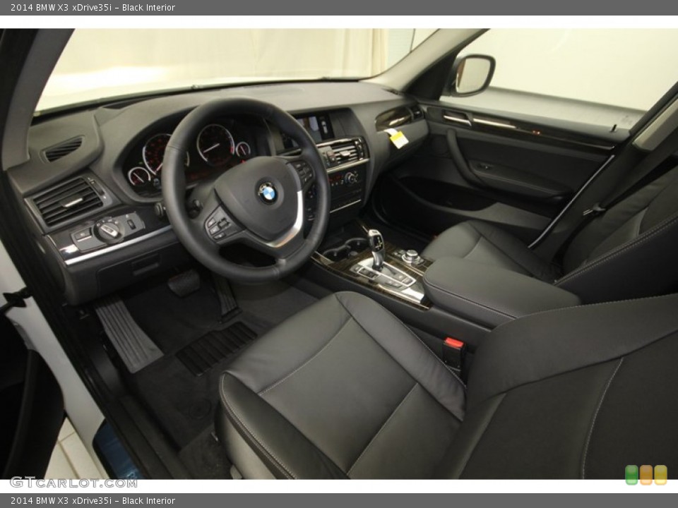 Black Interior Prime Interior for the 2014 BMW X3 xDrive35i #82419912