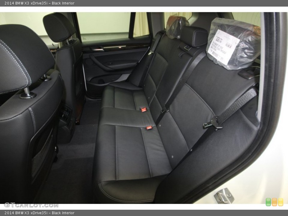 Black Interior Rear Seat for the 2014 BMW X3 xDrive35i #82419936