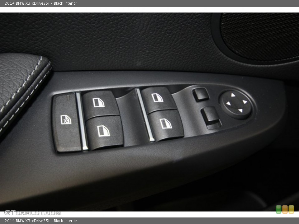 Black Interior Controls for the 2014 BMW X3 xDrive35i #82419982