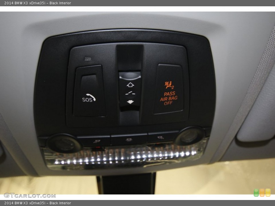 Black Interior Controls for the 2014 BMW X3 xDrive35i #82420021