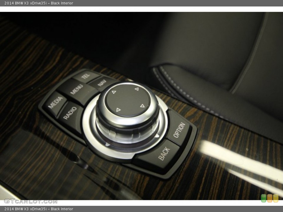 Black Interior Controls for the 2014 BMW X3 xDrive35i #82420182