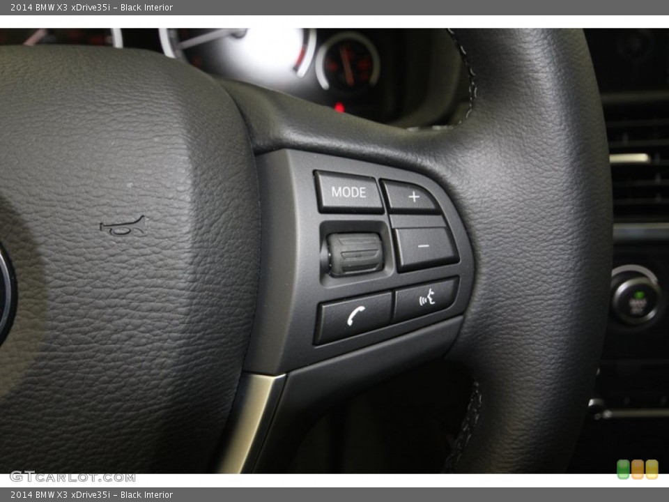 Black Interior Controls for the 2014 BMW X3 xDrive35i #82420259