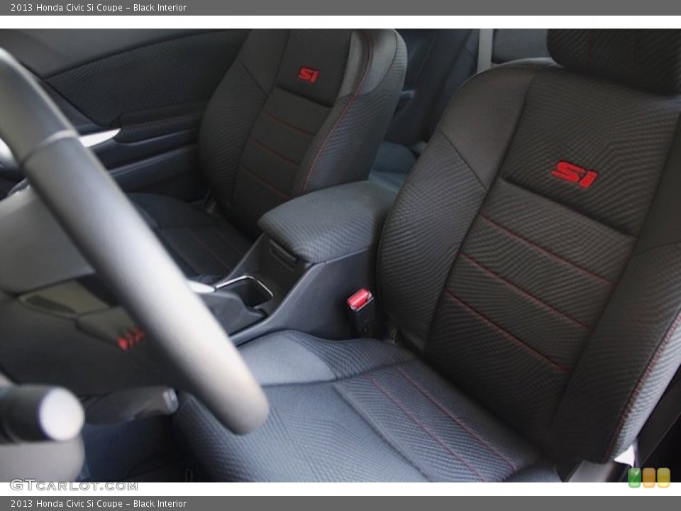 Black Interior Front Seat for the 2013 Honda Civic Si Coupe #82421571