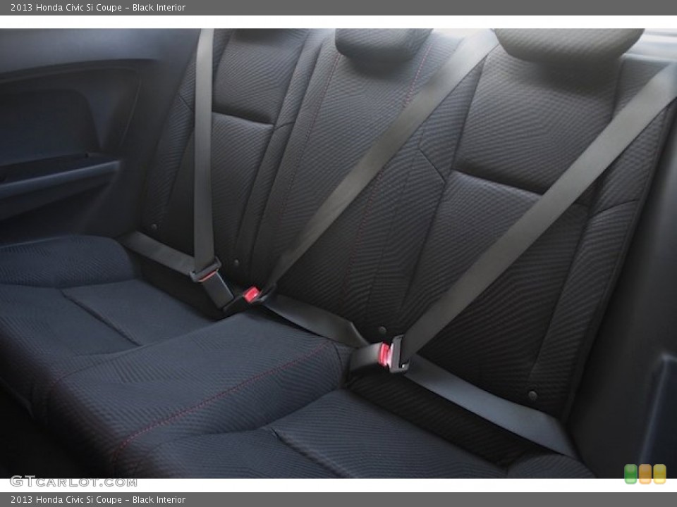 Black Interior Rear Seat for the 2013 Honda Civic Si Coupe #82421583