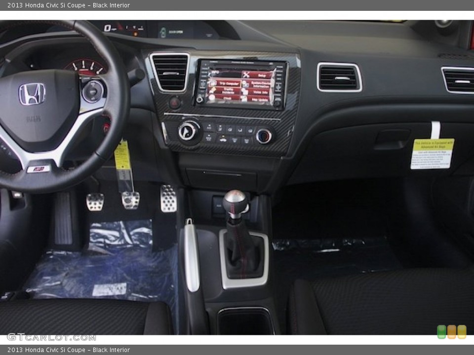 Black Interior Dashboard for the 2013 Honda Civic Si Coupe #82421592
