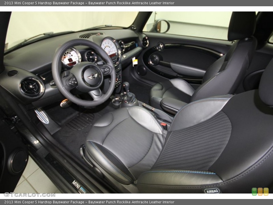 Bayswater Punch Rocklike Anthracite Leather 2013 Mini Cooper Interiors