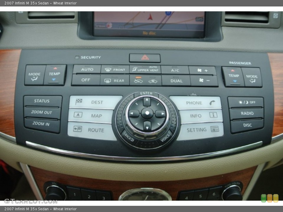 Wheat Interior Controls for the 2007 Infiniti M 35x Sedan #82423346