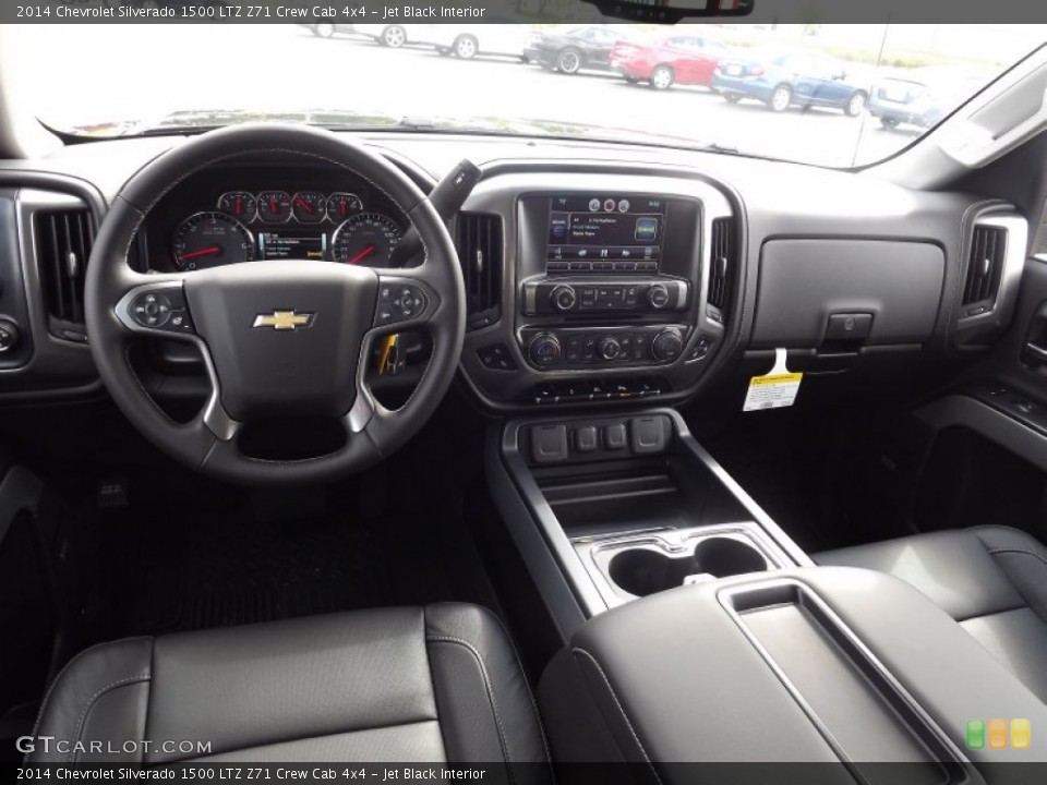 Jet Black Interior Dashboard for the 2014 Chevrolet Silverado 1500 LTZ Z71 Crew Cab 4x4 #82425660
