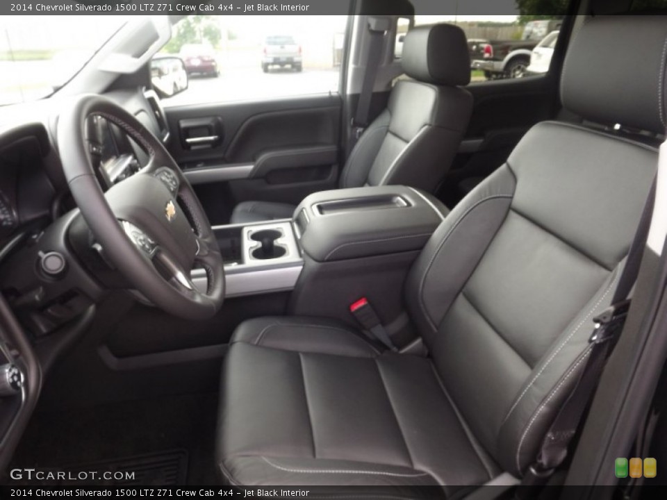 Jet Black Interior Front Seat for the 2014 Chevrolet Silverado 1500 LTZ Z71 Crew Cab 4x4 #82425705