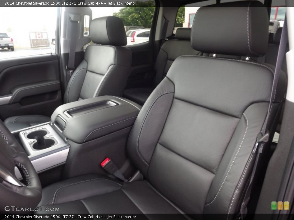 Jet Black Interior Front Seat for the 2014 Chevrolet Silverado 1500 LTZ Z71 Crew Cab 4x4 #82425729