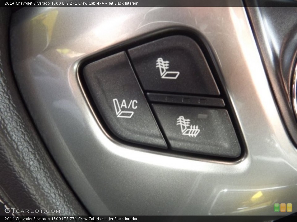 Jet Black Interior Controls for the 2014 Chevrolet Silverado 1500 LTZ Z71 Crew Cab 4x4 #82425815