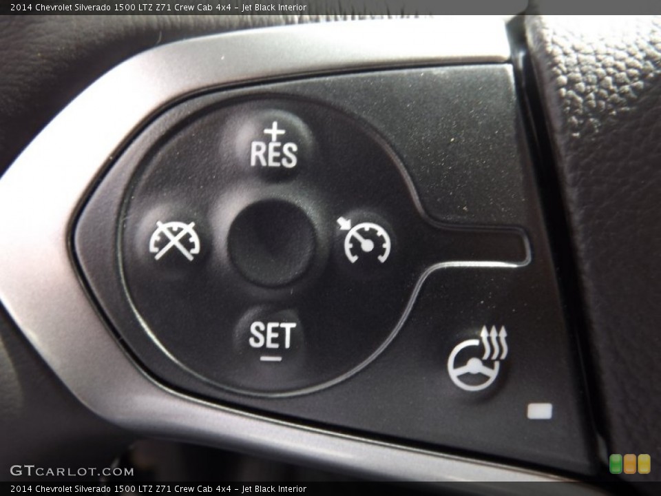Jet Black Interior Controls for the 2014 Chevrolet Silverado 1500 LTZ Z71 Crew Cab 4x4 #82425914